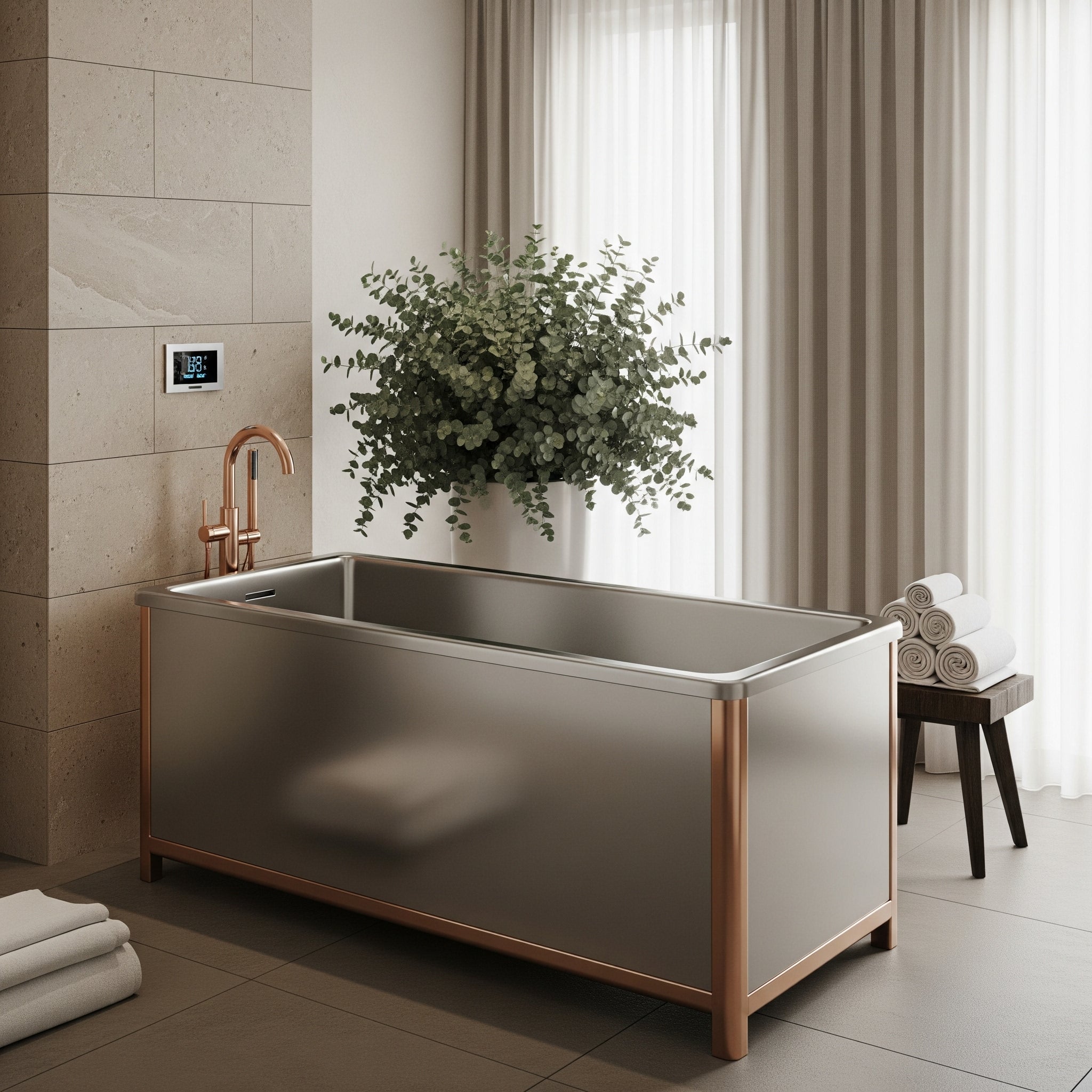 ThermaChill Stainless Cold Plunge – XL Series