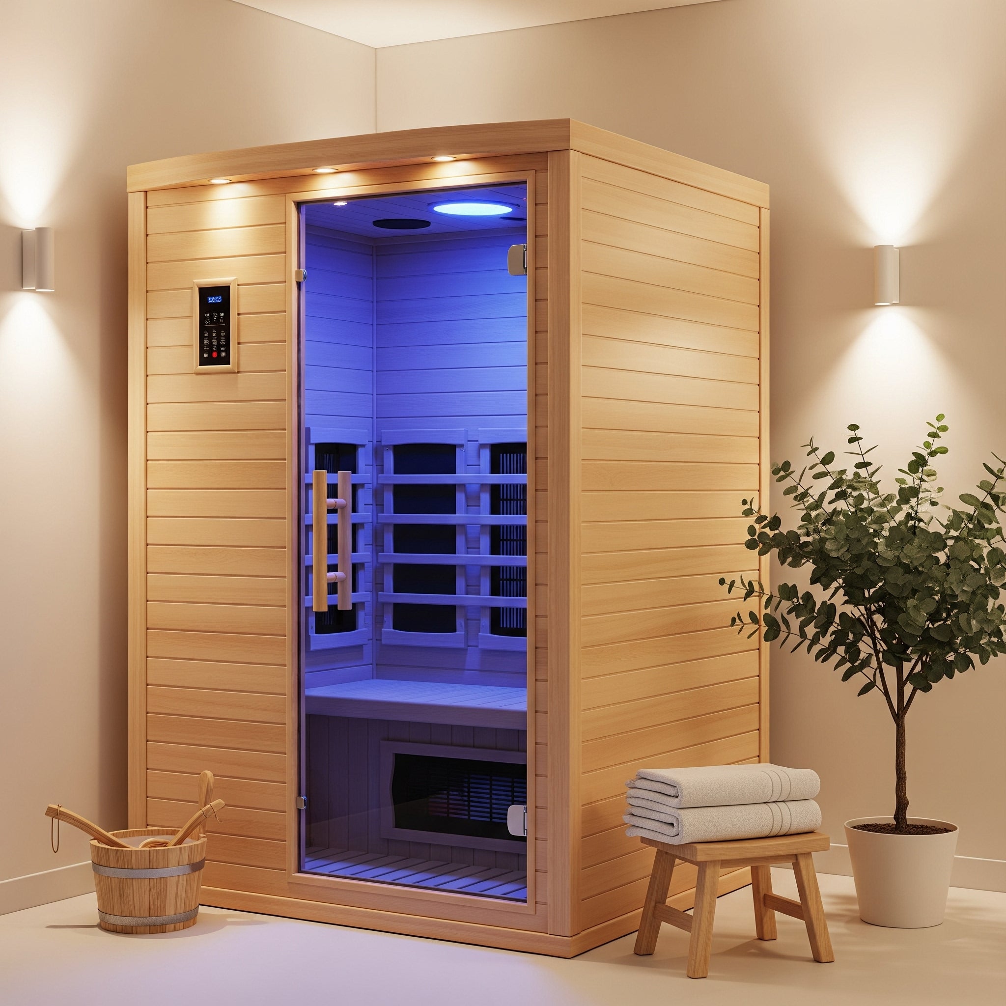 ZenHeat Infrared Sauna – 1 Person Luxe Model